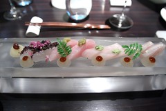 Sashimi Platter, Fluke, Kampachi, Medai, Shimaaji