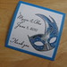 Blue & SIlver Costume Mask Costume Ball Wedding Favor Tag <a style="margin-left:10px; font-size:0.8em;" href="http://www.flickr.com/photos/37714476@N03/4639031199/" target="_blank">@flickr</a>