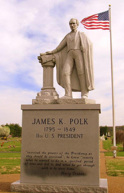 Polk Statue - Polk Memorial Gardens