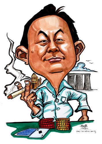 Caricatures for NUS -gambler-smoker