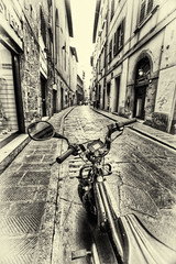 Vespa on the Streets of Florence