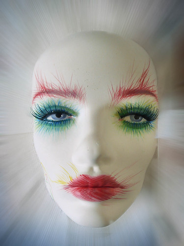 pinhead makeup. mannequin makeup TS3