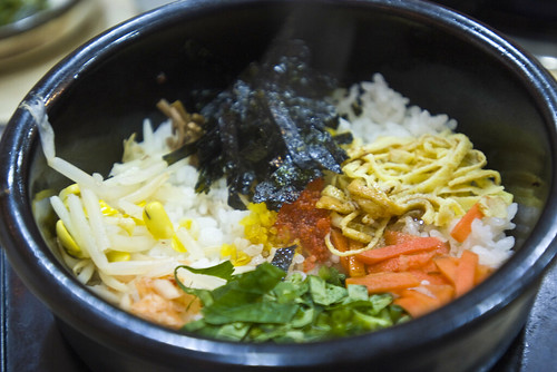 今日晚餐 石鍋拌飯 韓國