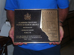 Galts Family Alberta Century Farm & Ranch Award