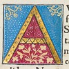 Decorated initial "A" in Scriptores historiae Augustae