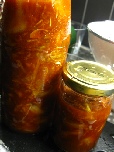 Kimchi bottled