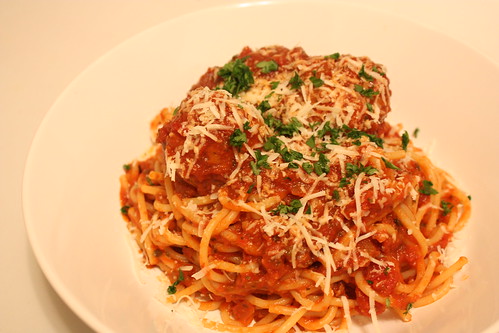 Turkey Meatballs &amp; Spaghetti