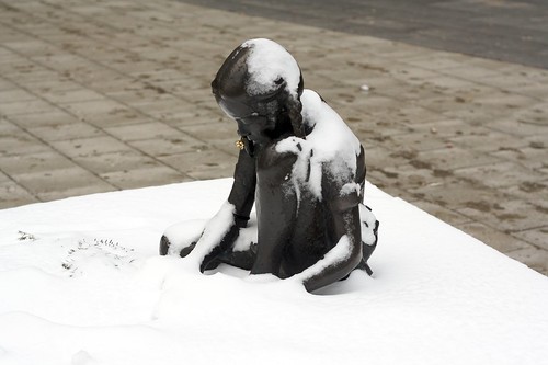 Girl in snow 1
