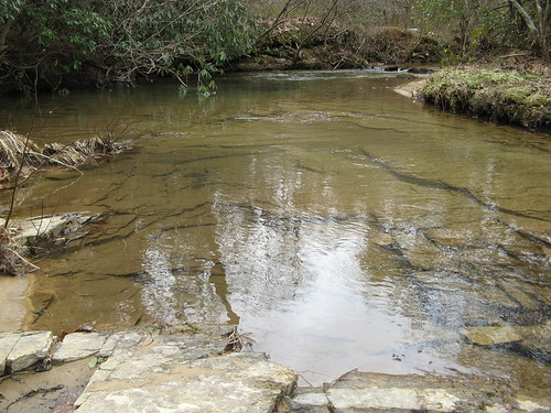 Clear water on Section 3