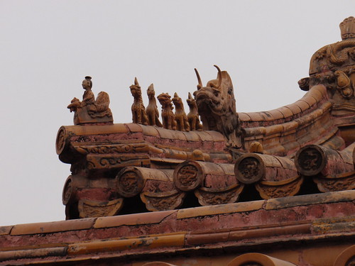 Beautiful, intricate work on the roofs