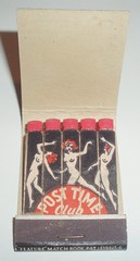 MATCHBOOK POST TIME CLUB CHICAGO ILL (ussiwojima) Tags: chicago bar advertising illinois lounge cocktail girlie feature matchbook matchcover posttime