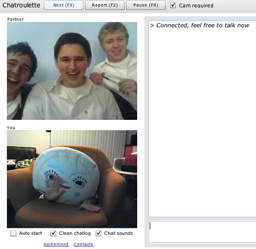 chatroulette funny. fun with chatroulette by