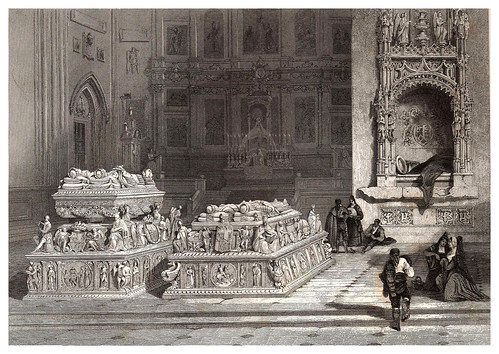 030-Tumba de los reyes Fernando e Isabel-Voyage pittoresque en Espagne et en Portugal 1852- Emile Bégin
