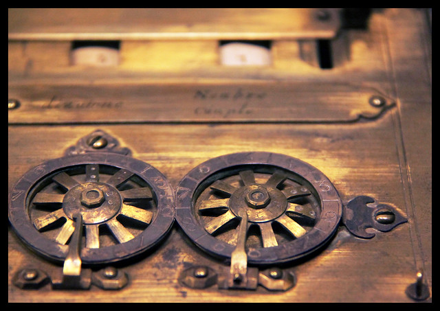 Detail - Six-figure calculating machine by Blaise Pascal, 1642