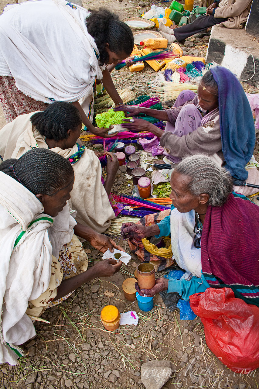 Dye Market, Axum, Tigray, Ethiopia, November 2009