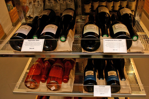 A small selection of wines