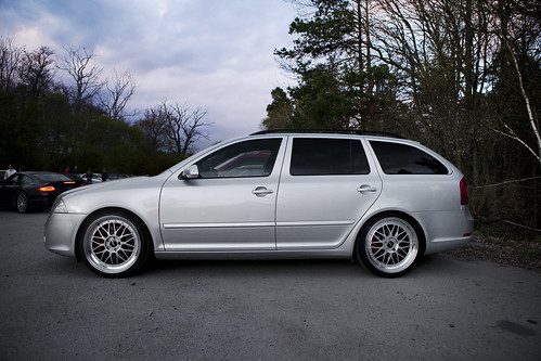 Our Skoda Octavia RS with 85x19 BBS Le Mans Replicas and 235 35 Kumho 
