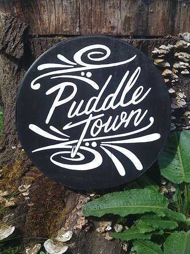 Puddle Town by Richter Signs