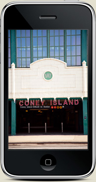 the estate of things chooses coney island sign