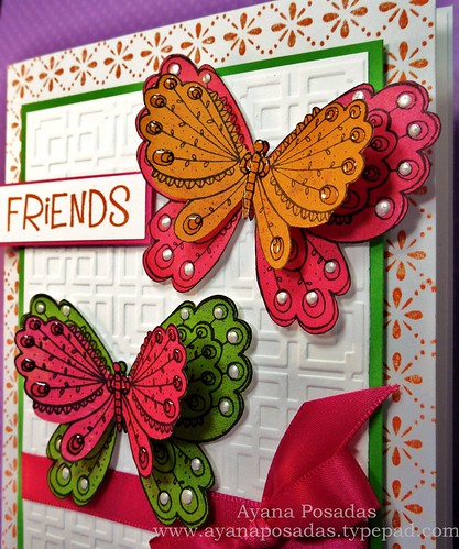 Friendship Butterfly Card (2)