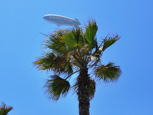 even caught a glimpse of the goodyear blimp...