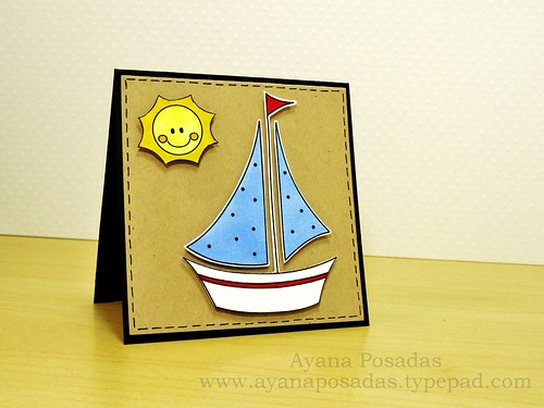 Mini- Sailboat Card