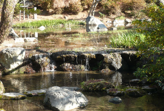 Water feature in Maruyama-koen
