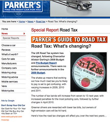 Parker's: but road tax was abolished in 1936 
