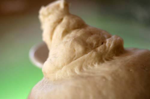 dough in food processor