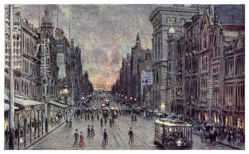 003-La calle Collins en Melbourne-Australia (1910)-Percy F. Spence