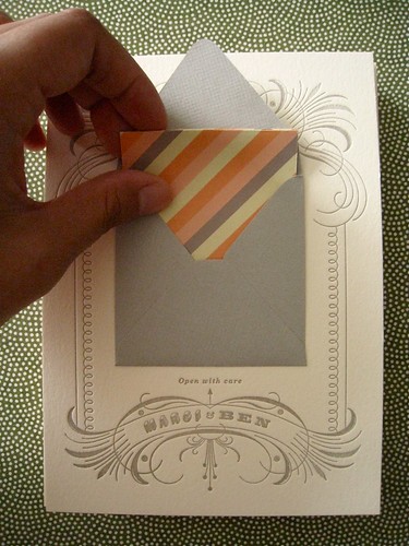 mini envelope wedding invitations