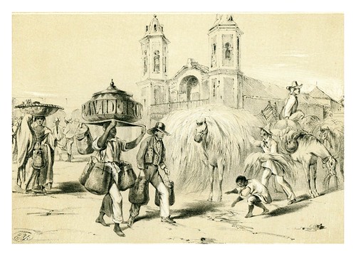 014- La Habana- El panadero y el malojero-Álbum pintoresco de la Isla de Cuba- 1853