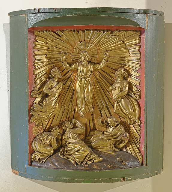 Carving of the Transfiguration, at the Pere Marquette Gallery of the Saint Louis University Museum of Art, in Saint Louis, Missouri, USA
