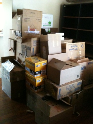 Boxes, filled