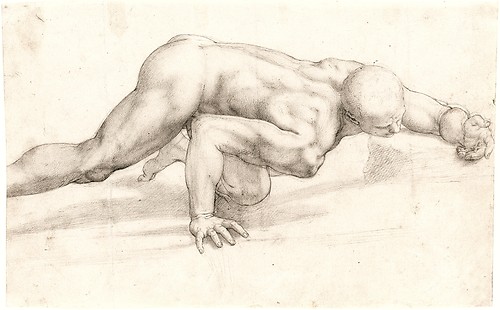Crawling Male Nude