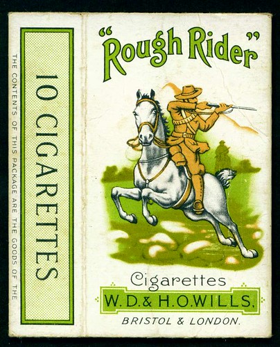 Cigarette Packet - Rough Rider by cigcardpix