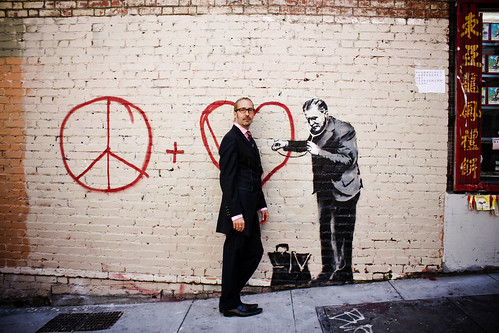 Steven and Banksy.
