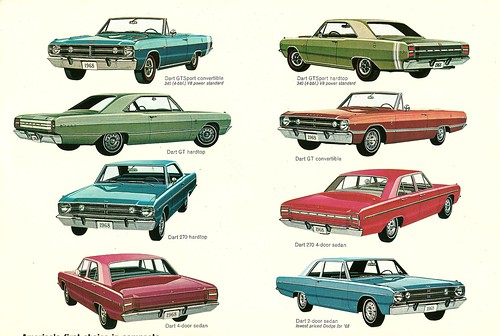 1968 Dodge Dart varieties