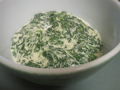 Creamed spinach. Yesssss.