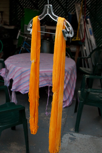 Drip Drying Mango Yarn