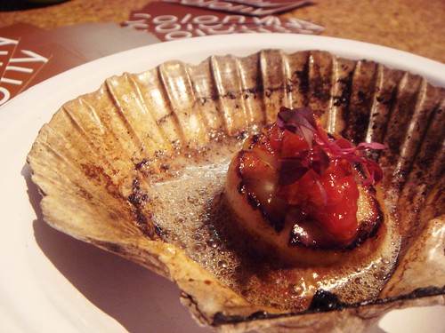 Colony Bar and Grill - Grilled Scallop with Chilli, Garlic and Yuzu Butter