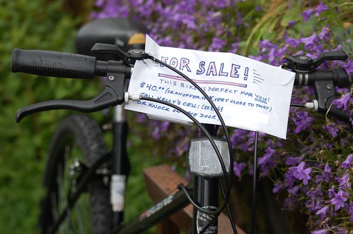 June 13: Black Bike For Sale