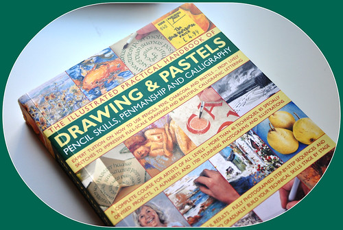Drawing & pastels. My new book bought in London