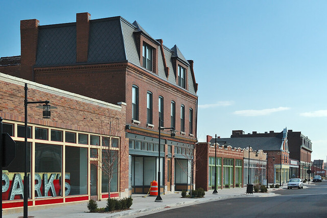 Old North Saint Louis nieghborhood, in Saint Louis, Missouri, USA - Crown Square