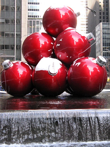 Red Ornaments, 1251 Avenue of the Americas, NYC
