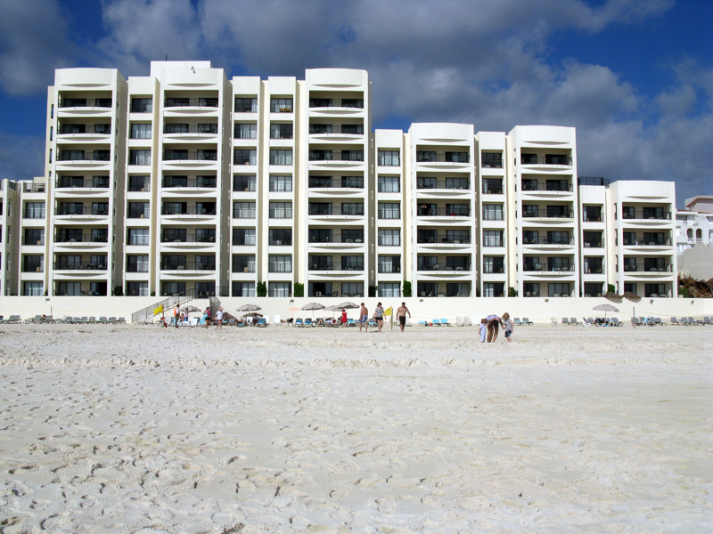 Beach Behind Royal Sands Cancun