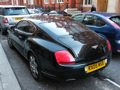 Bentley Coupe in London! - January 2010!:)