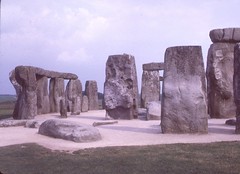 Sarsen Stones at left