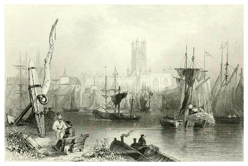 015- Gloucester-The ports, harbours, watering-places, and picturesque scenery of Great Britain 1840