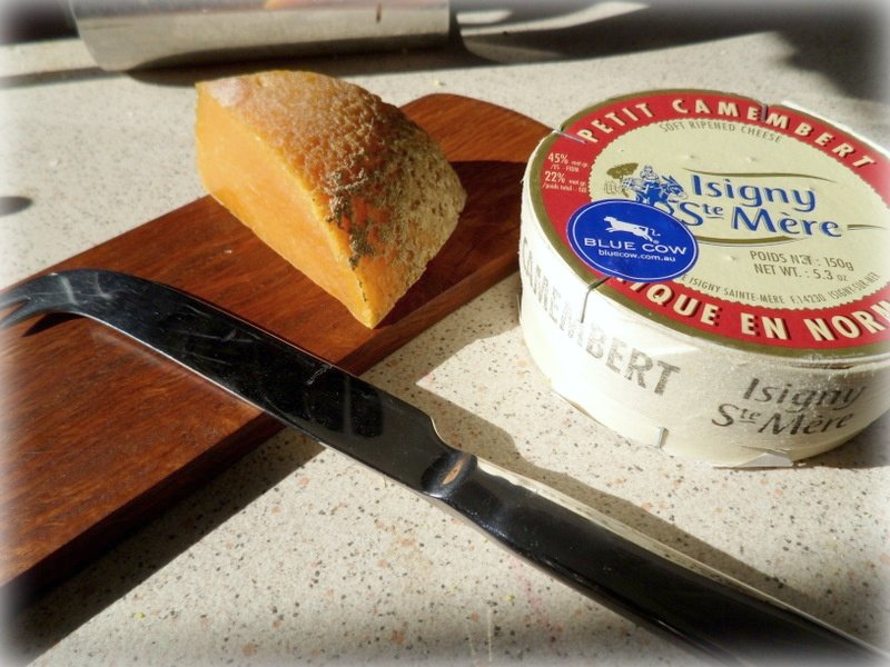 Isigny mimolette and camembert